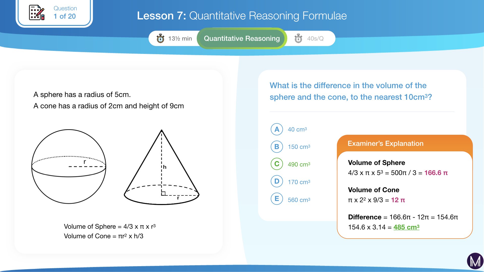 Quantitative Formulae