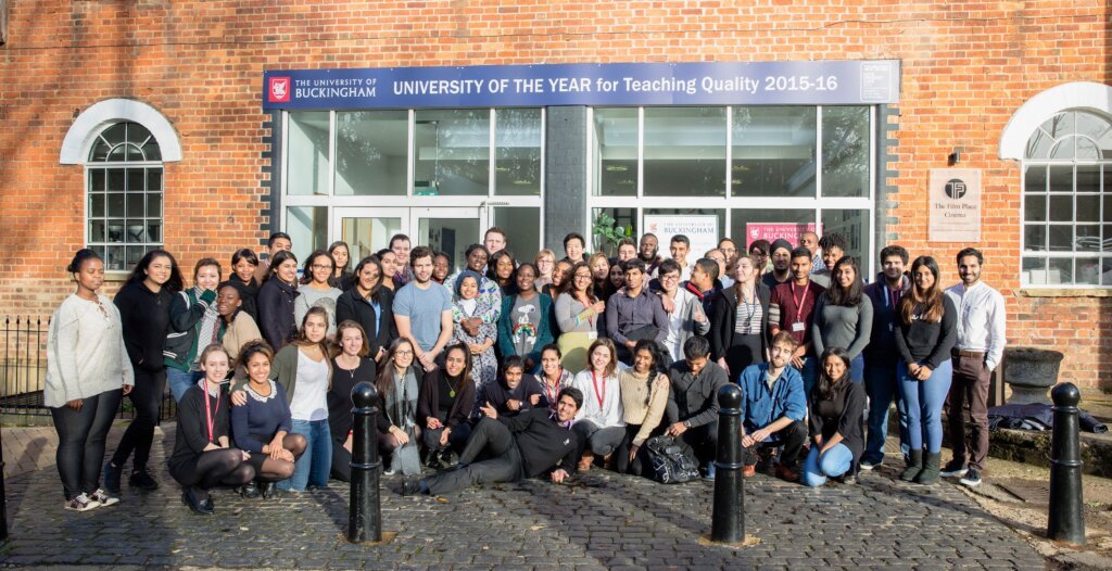 Buckingham Medical School. The year sizes are much smaller at Buckingham than some other medical schools - for example in 2019/20, only 130 offers were given out.