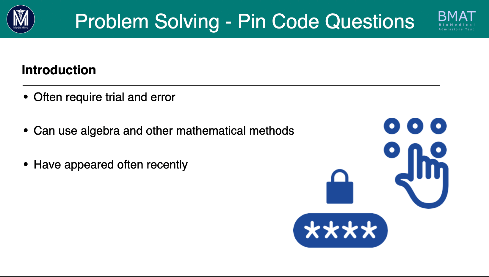 Pin Codes: Theory