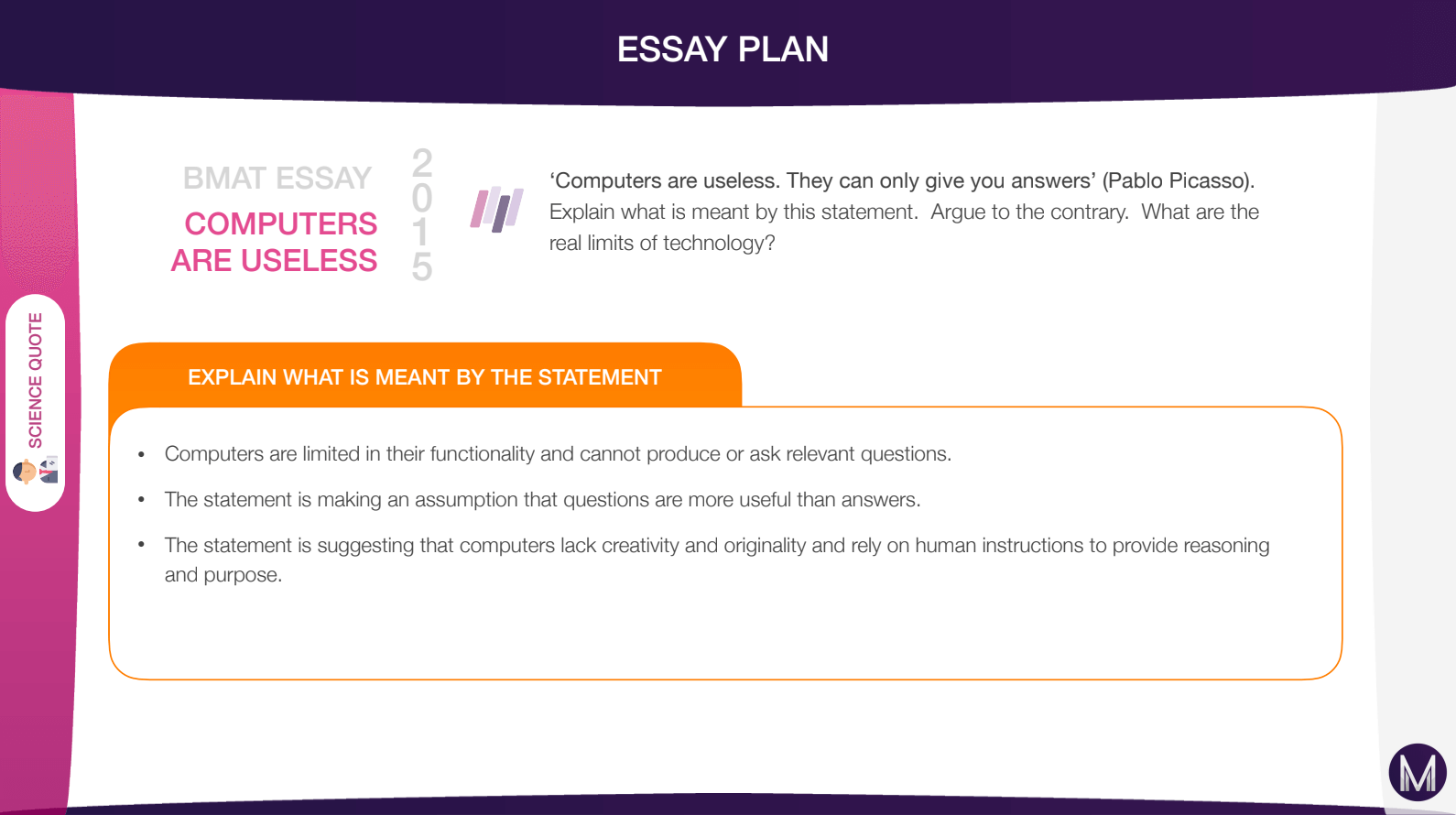 Essay Plans 2015-2020