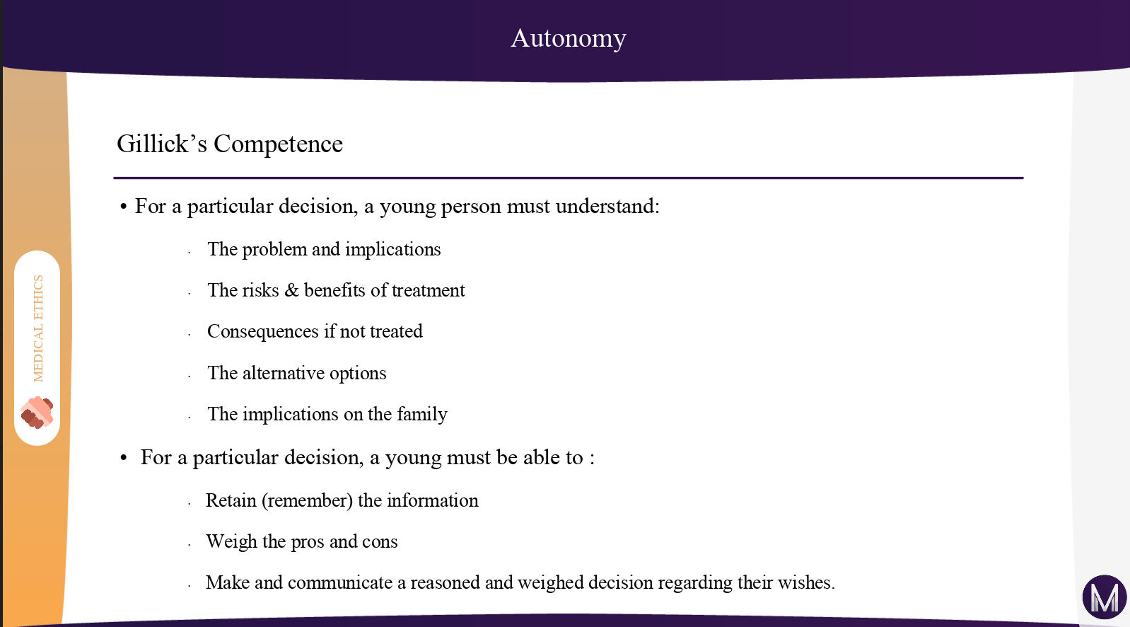 Autonomy