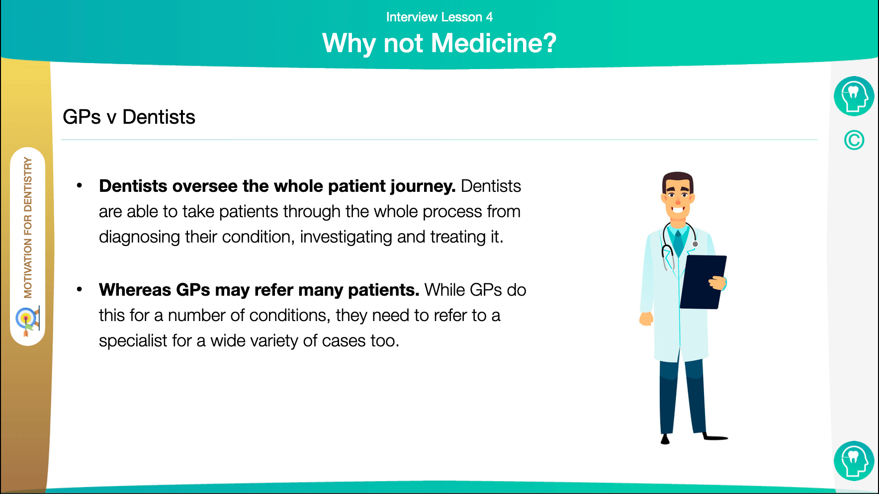 Why not Medicine or Nursing?