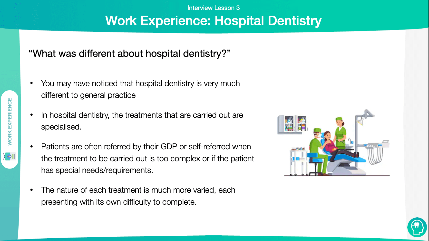 Work Experience in Hospital