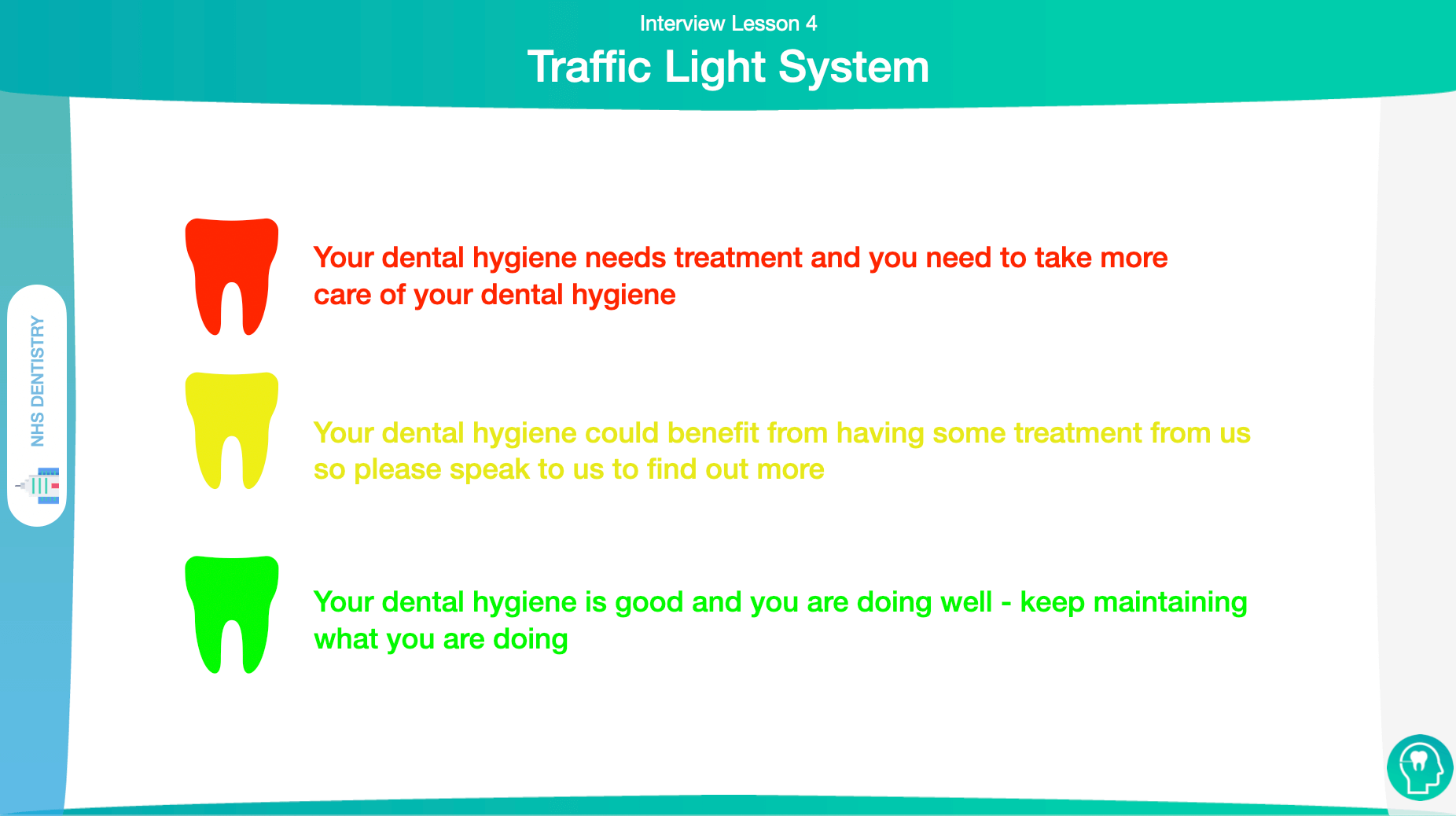 NHS Traffic Light System