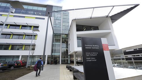 CARDIFF MEDICAL SCHOOL: Cardiff Medical School is one of two medical schools located in Wales. With Cardiff Bay in close proximity, as well as a wide range of amenities, shops and restaurants, the city based campus is ideal for students who prefer a busier pace of life.