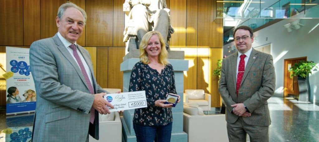 AWARD WINNING: Edinburgh Veterinary School is the first ever recipient of the WVA Animal Welfare Awards 2020, for Veterinary School of the year. This honour is in recognition of the School’s investment in teaching and training activities in animal welfare at undergraduate and postgraduate level, through the Jeanne Marchig International Centre for Animal Welfare Education, as well as the School's many outreach projects it runs around the world.