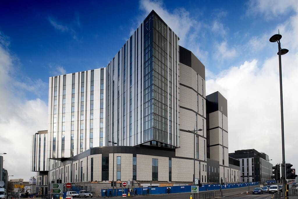 WIDE RANGE OF HOSPITALS: Liverpool has many well known connected hospitals such as the Royal Liverpool Hospital, shown above, Alder Hey and Aintree Hospitals. It has recently been filmed for two series of BBC’s Hospital and the most recent series of Ambulance. The diverse range of cases will give students many learning opportunities.