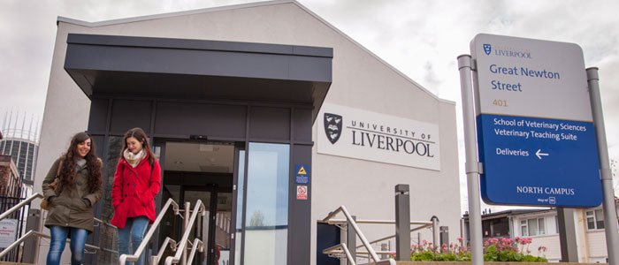 LIVERPOOL VETERINARY SCHOOL: The University of Liverpool was established in 1881 and is renowned as the original “Red Brick” university, with a long history of excellent teaching standards and research opportunities. The Veterinary Sciences course has been ranked in the Top 5 Veterinary Medicine courses in the UK, by the Complete University Guide 2020 Subject League Tables 2021.