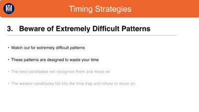 Timing Strategies