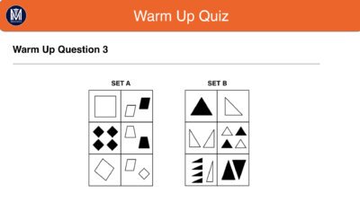 Warm Up Quiz