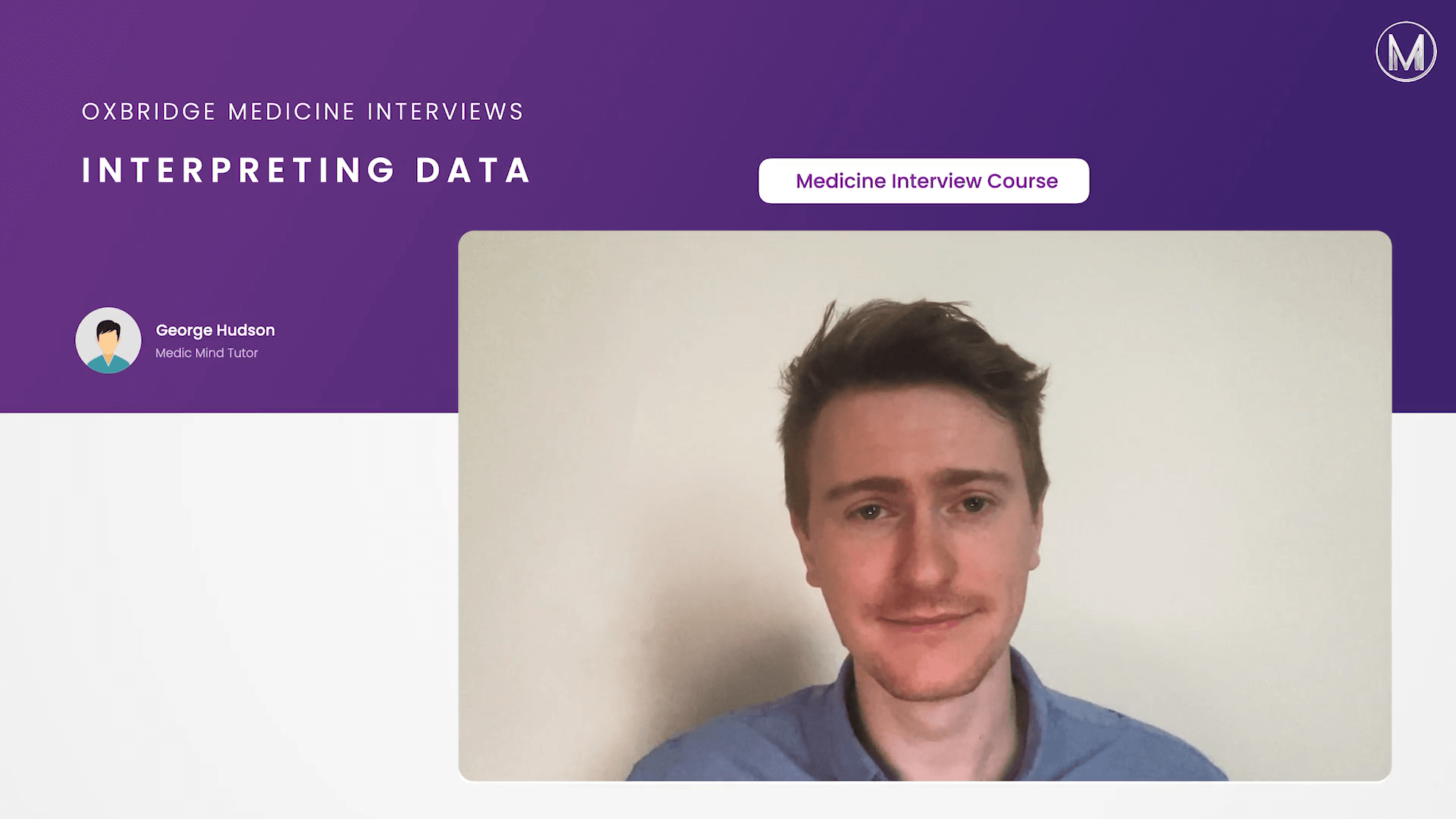 Oxbridge Interview - Interpreting Data