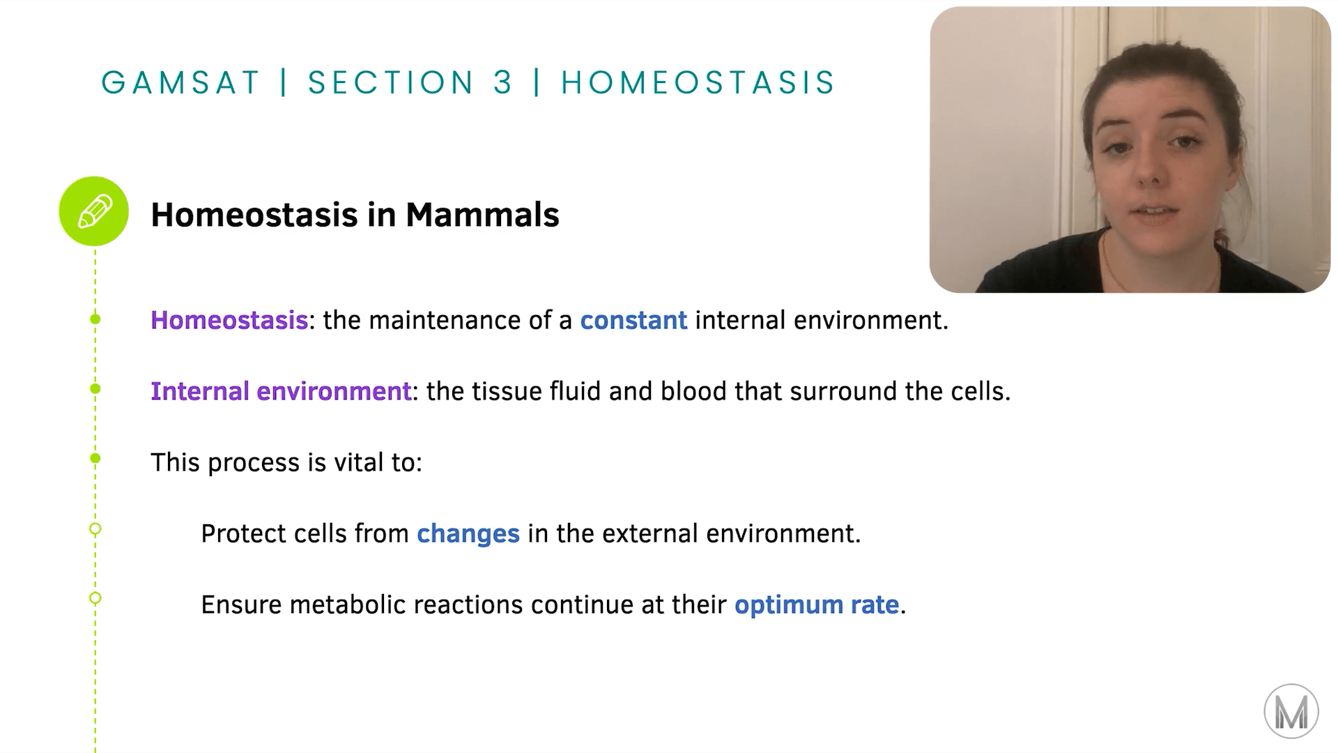 GAMSAT S3 | Homeostasis