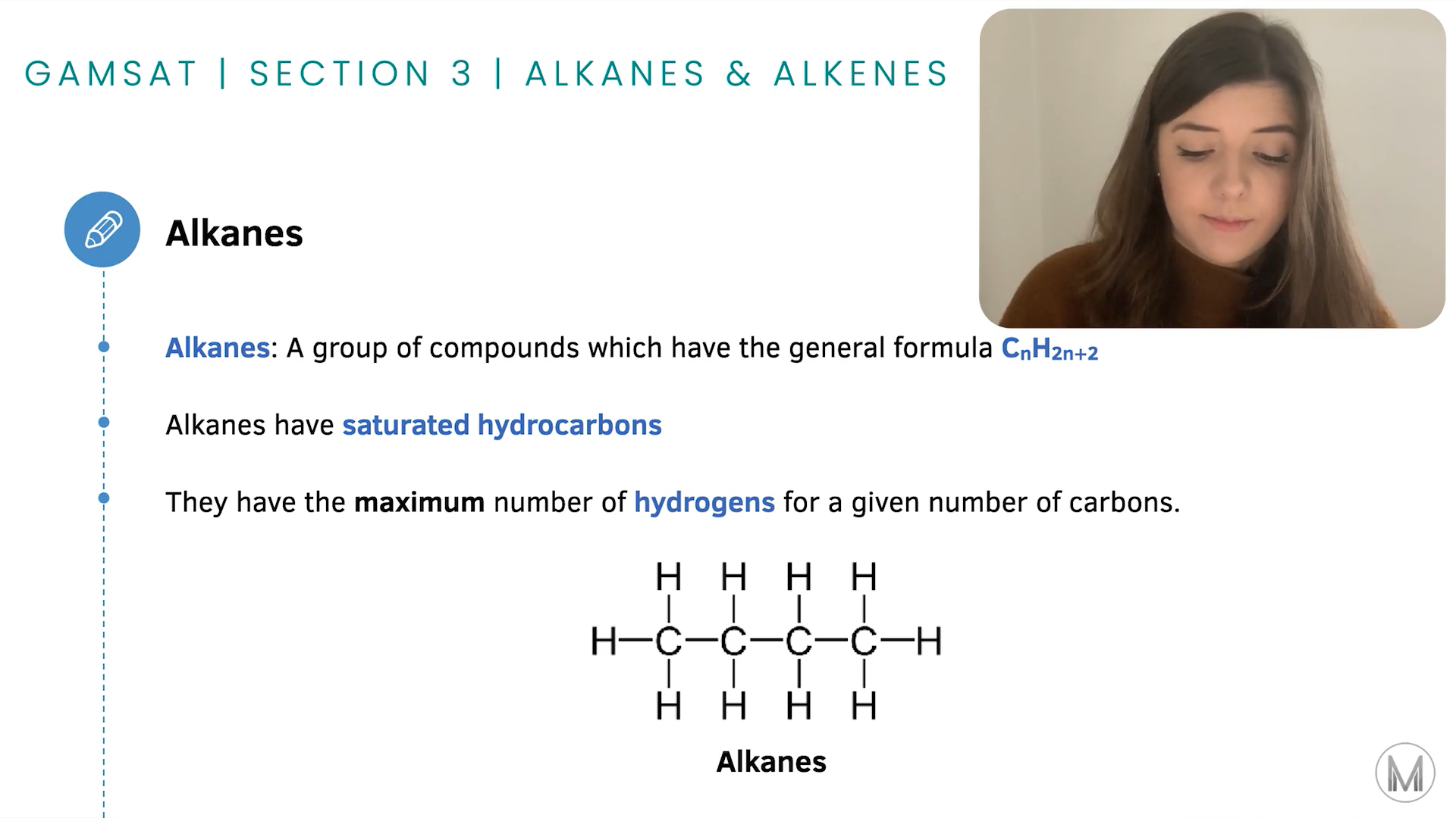 GAMSAT S3 | Alkanes & Alkenes