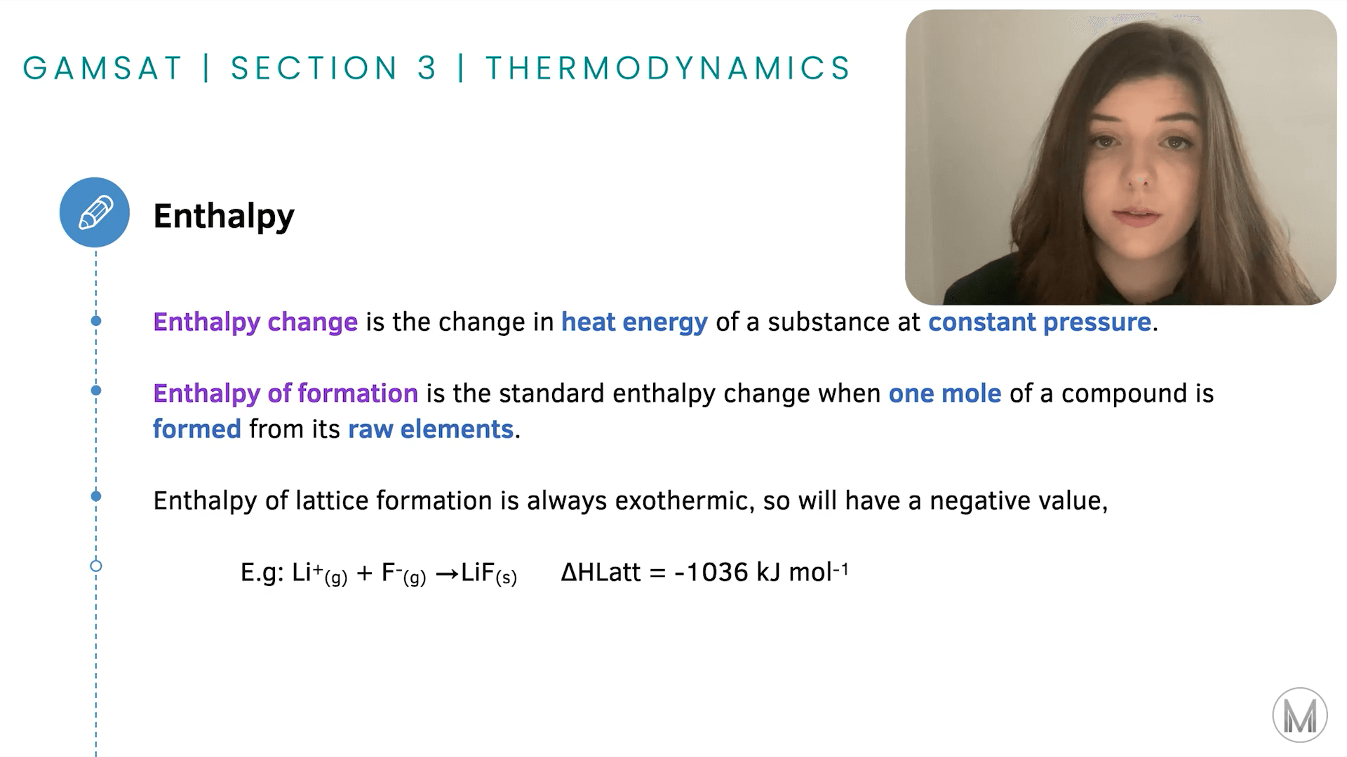 GAMSAT S3 Chemistry Bond Thermodynamics