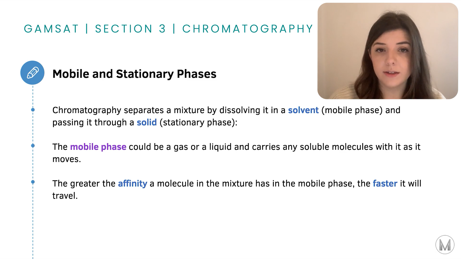 GAMSAT S3 Chemistry Chromatography