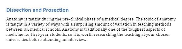 Medical interview