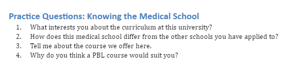 Medical interview