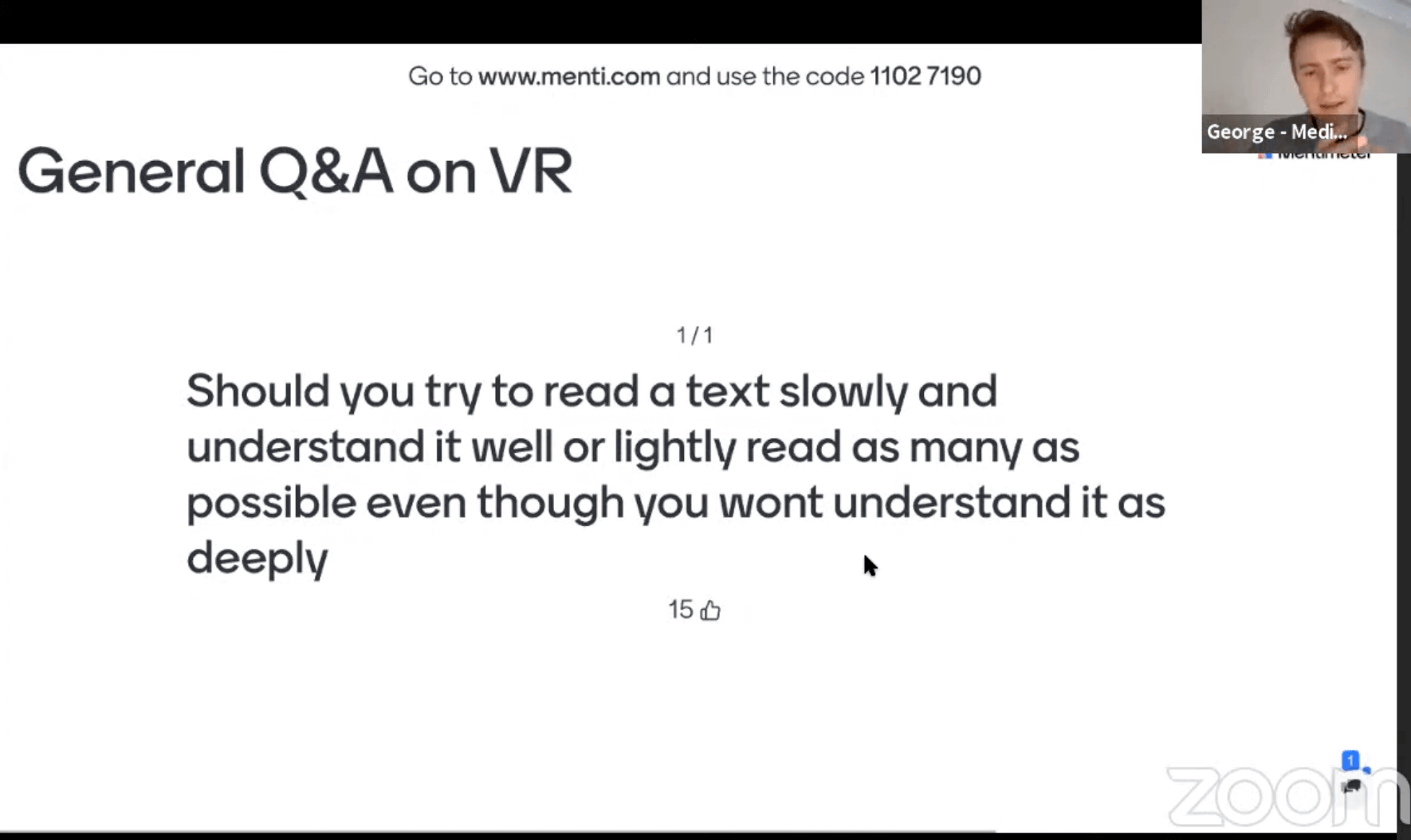 UCAT VR: Author Questions