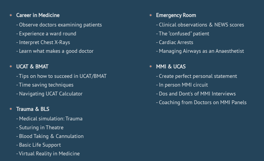 medical research work experience year 12