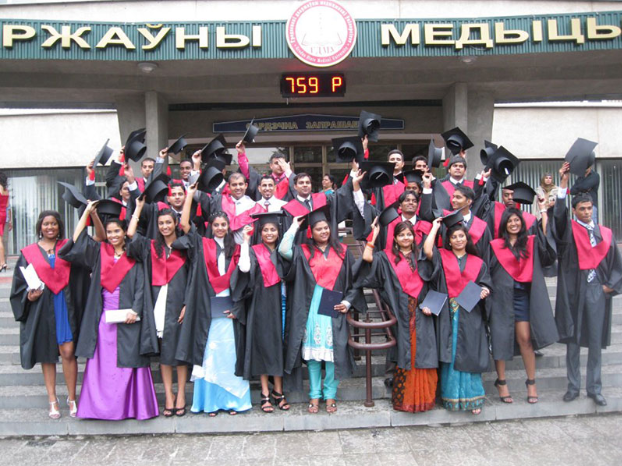 Finishing medicine at Grodno State Medical University