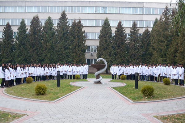 Medicine student posing for a picture