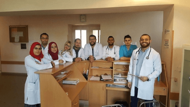Medical students of Yerevan Haybusak University