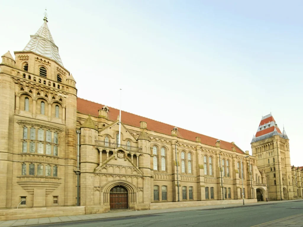 Empty Autumn Road by Manchester Uni – the calm before the academic storm.