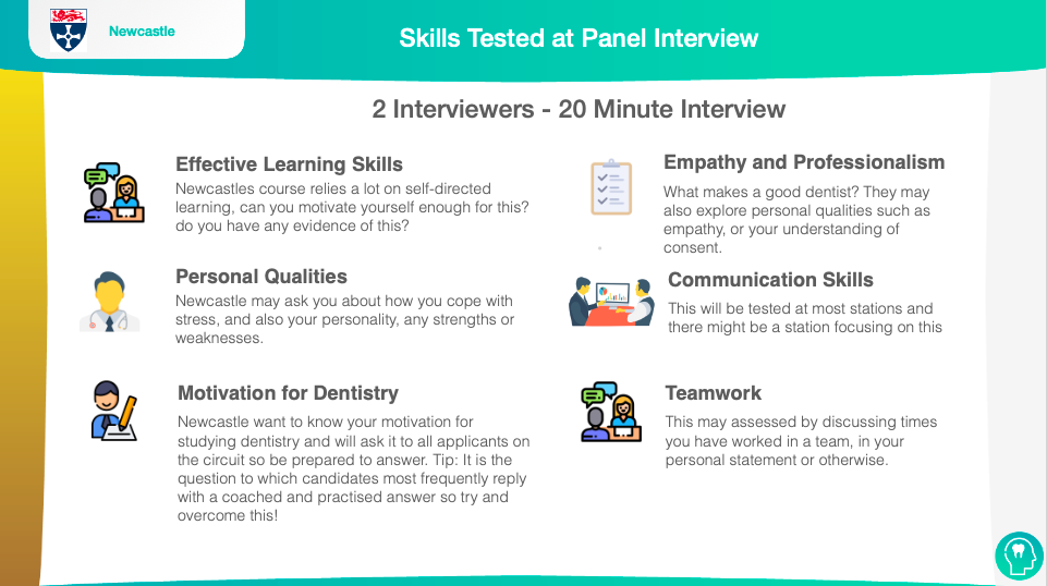 Newcastle Dentistry Interview